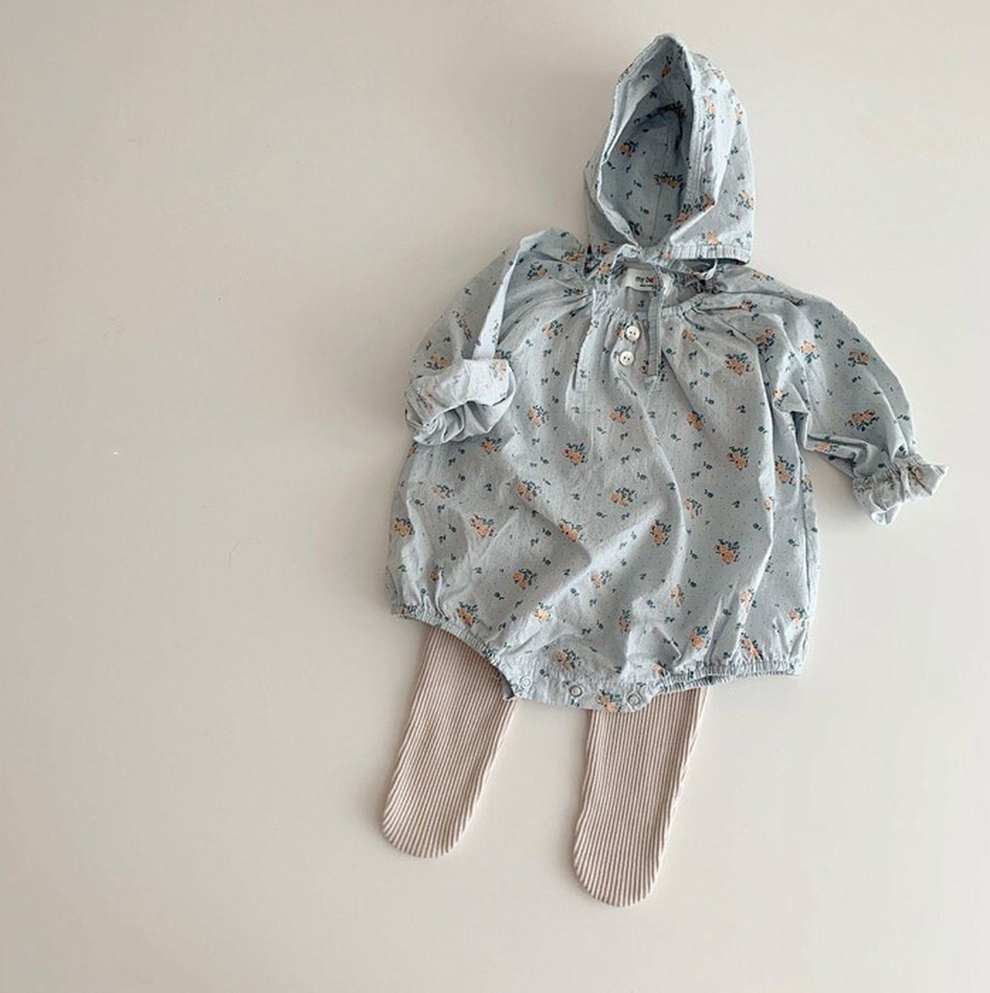 -ベビー リブ 足つき レギンス パンツ タイツ【mh0000074】 - mamahalo shop - レギンスパンツ -  べビー服 - 子供服 - 男の子 - 女の子