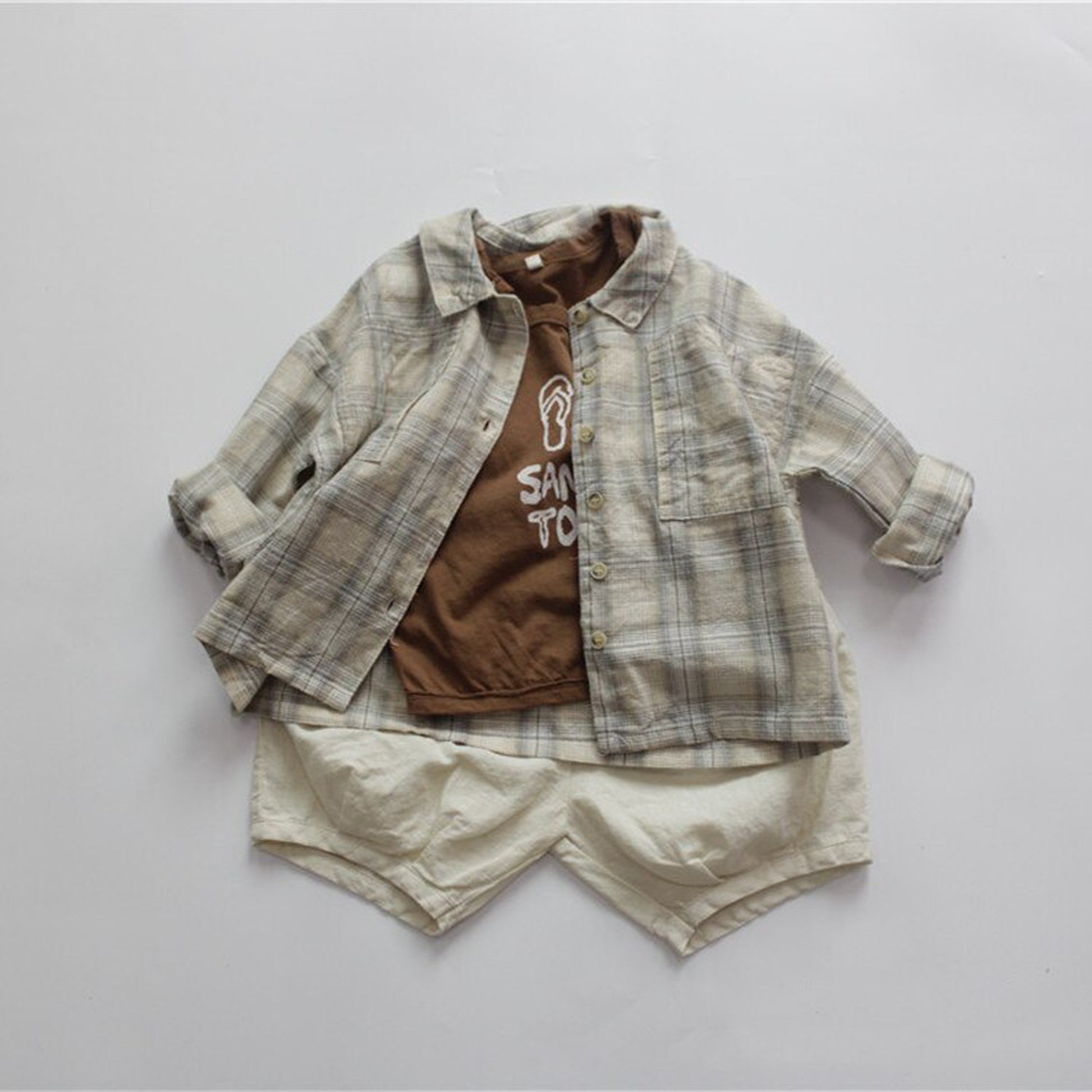 -キッズ フリップフロップ ノースリーブ Tシャツ - mamahalo shop - タンクトップ・キャミソール・ノースリーブトップス -  べビー服 - 子供服 - 男の子 - 女の子