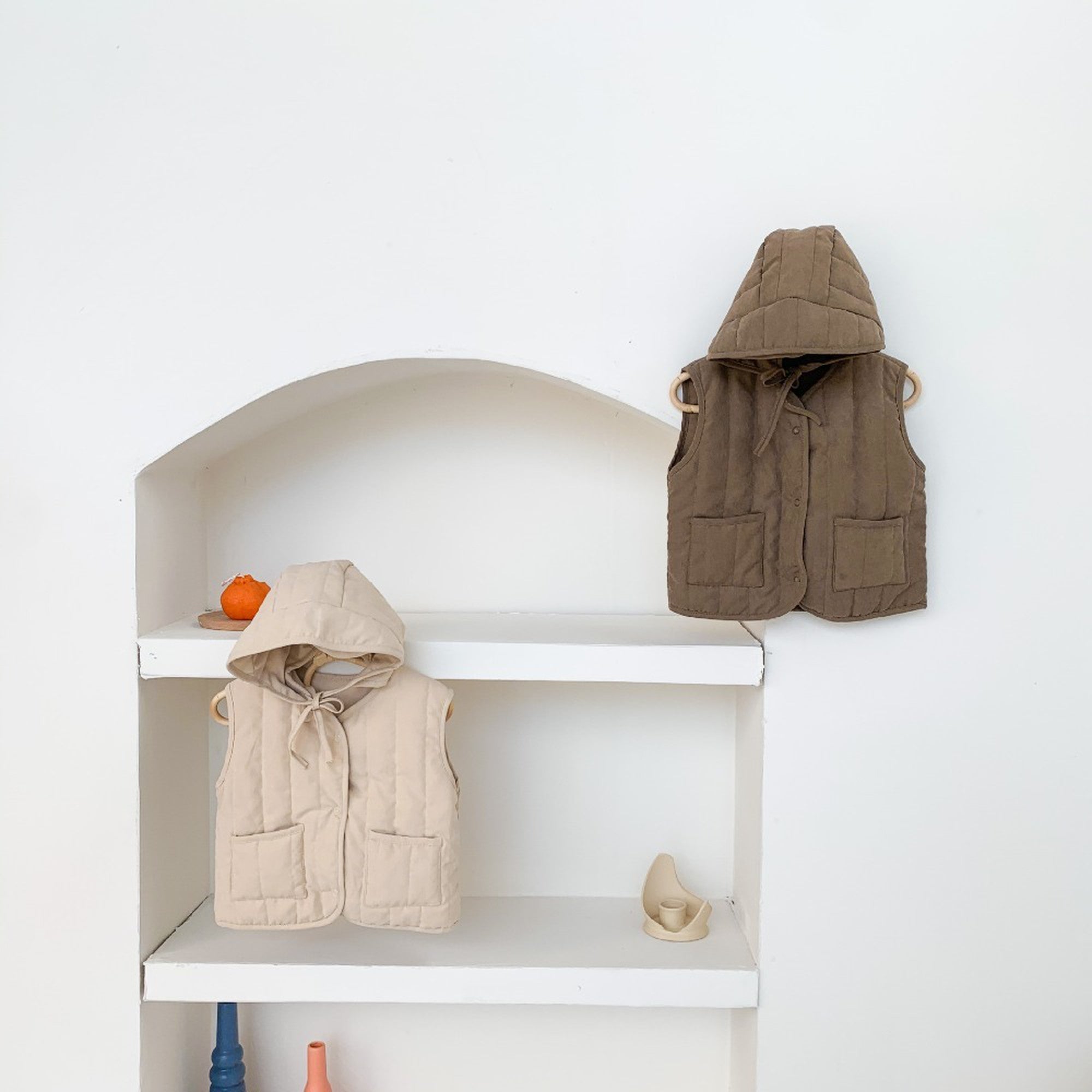 ベビー キルティング ベスト 帽子 セット 45392695 - mamahalo shop - ベスト - ベビー服 - 子供服 - 男の子 - 女の子