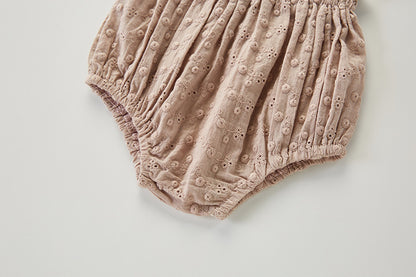 -ベビー セットアップ ノースリーブ ブラウス ブルマ パンツ ボンネット 帽子 - mamahalo shop - ノースリーブセットアップ -  べビー服 - 子供服 - 男の子 - 女の子