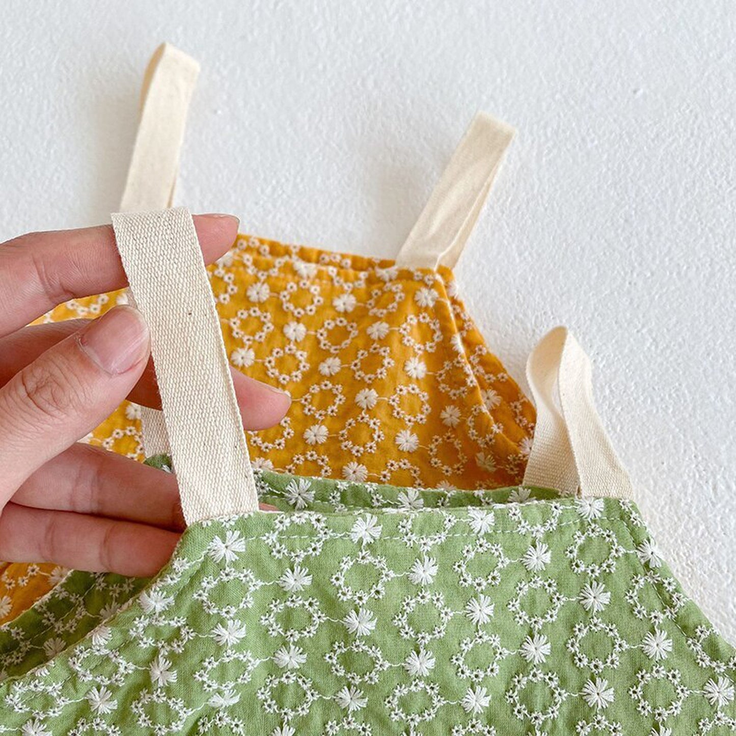 -ベビー フラワー 花柄 キャミチュニック ブルマー セット【mh0000467】 - mamahalo shop - ノースリーブセットアップ -  べビー服 - 子供服 - 男の子 - 女の子