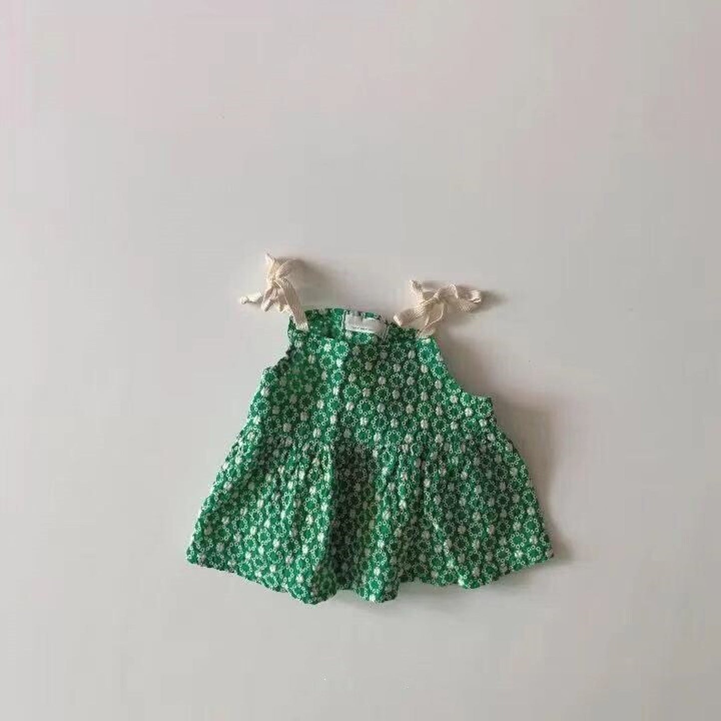 -ベビー セットアップ キャミソール + ブルマ フラワー レース 刺繍 - mamahalo shop - ノースリーブセットアップ -  べビー服 - 子供服 - 男の子 - 女の子