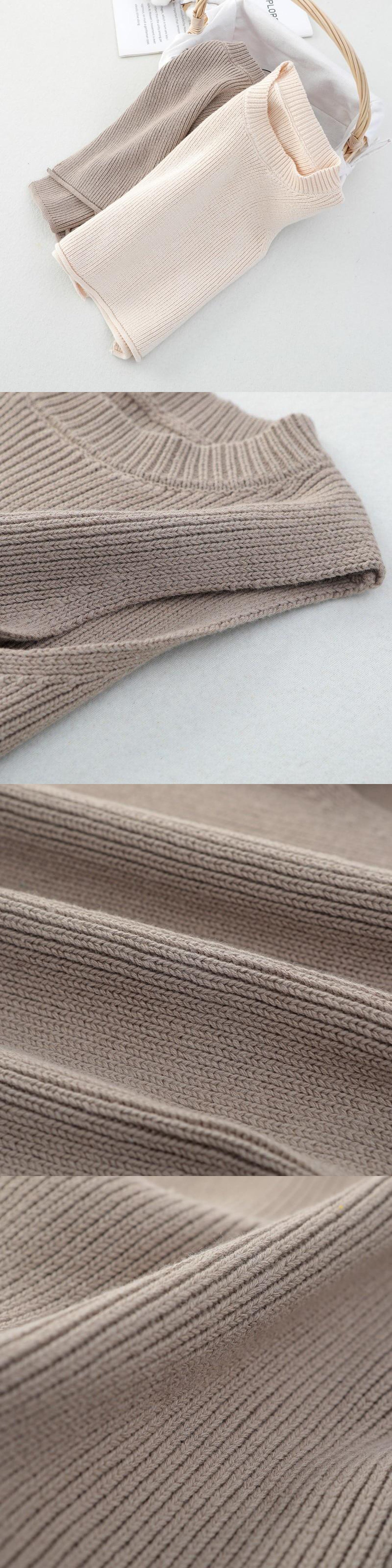 -ベビー ニット サイドオープン ベスト【mh0000314】 - mamahalo shop - ベスト -  べビー服 - 子供服 - 男の子 - 女の子