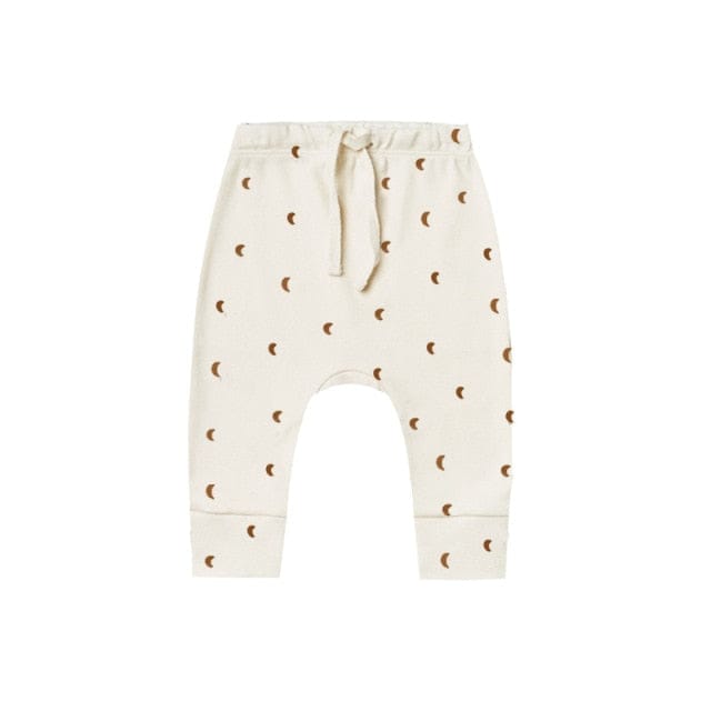 長袖ロンパース Moon Pants / 6M 66cm ベビー 長袖 ロンパース パンツ サボテン 月 ボーダー 無地【mh0000149】