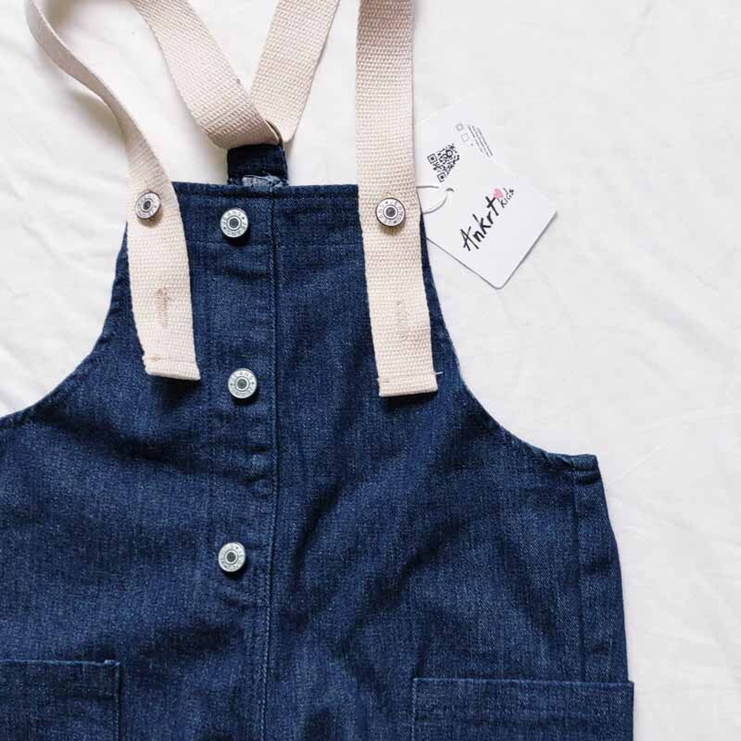 -キッズ デニム テープ サスペンダー サロペット リンク ママ お揃い コーデ【mh0000396】 - mamahalo shop - オーバーオール -  べビー服 - 子供服 - 男の子 - 女の子