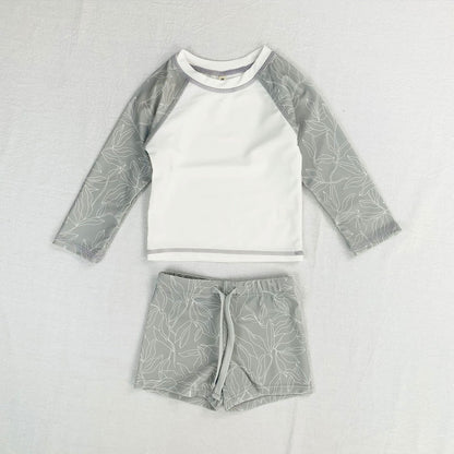 -キッズ ボーイズ 水着 セット ラッシュガード セパレート スイムウェア【mh0000673】 - mamahalo shop - ベビー用水着 -  べビー服 - 子供服 - 男の子 - 女の子