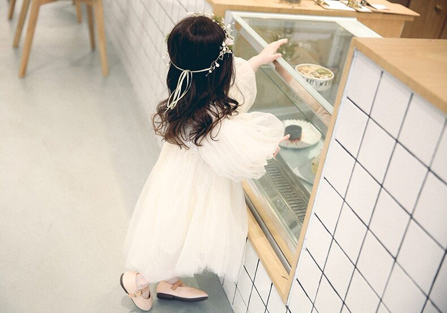 -ベビー キッズ チュール ドレス ワンピース【mh0000377】 - mamahalo shop - 長袖ワンピース -  べビー服 - 子供服 - 男の子 - 女の子