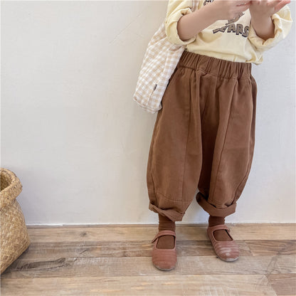 -キッズ ルーズ パンツ【mh0000331】 - mamahalo shop - ロングパンツ・スウェットパンツ -  べビー服 - 子供服 - 男の子 - 女の子