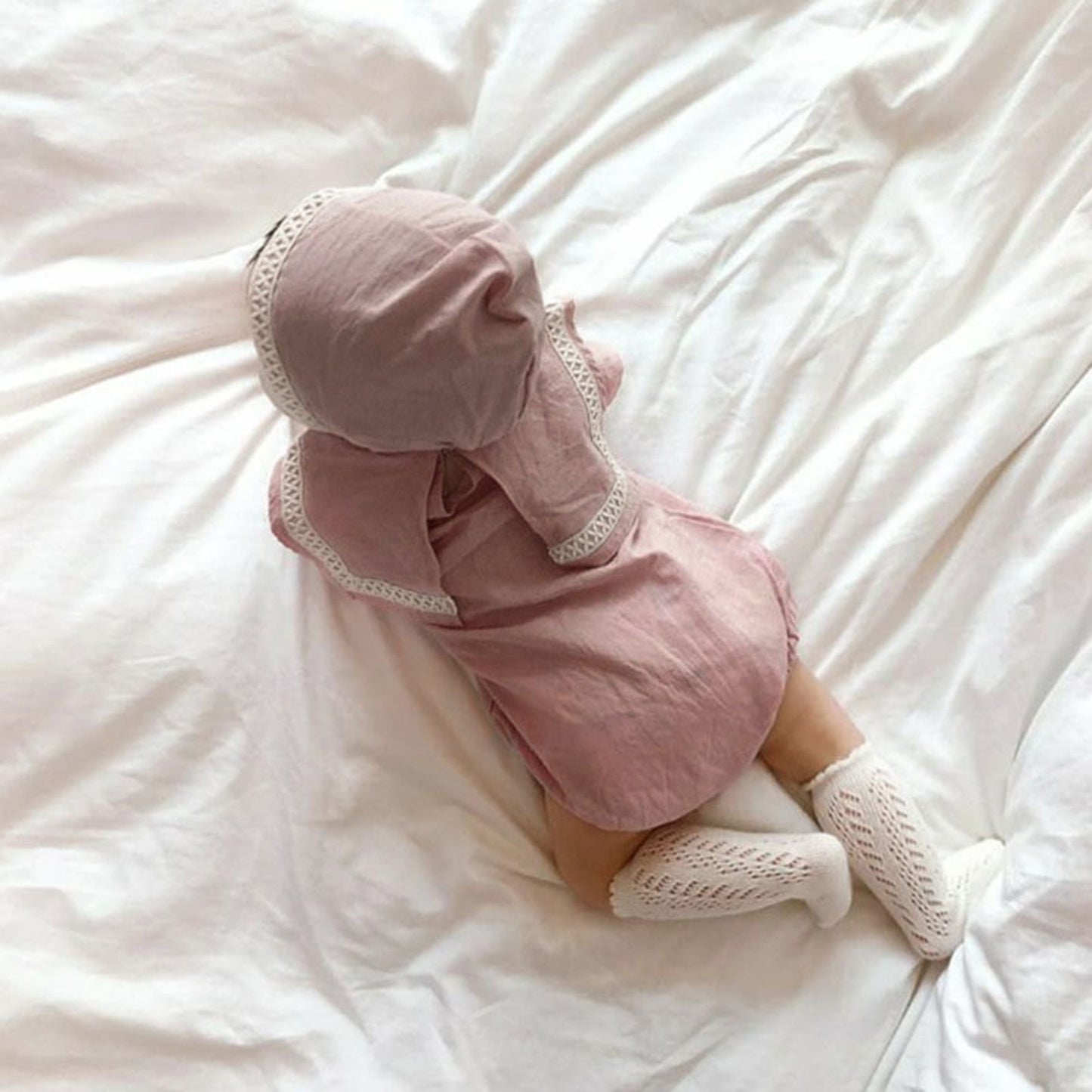 -ベビー セーラーカラー ロンパース 帽子 セット【mh0000456】 - mamahalo shop - 半袖ロンパース -  べビー服 - 子供服 - 男の子 - 女の子