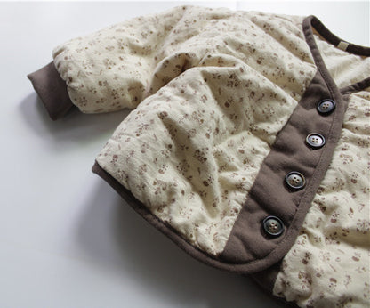 -キッズ フラワー ジャケット【mh0000300】 - mamahalo shop - ショートコート・ジャケット・ジャンパー -  べビー服 - 子供服 - 男の子 - 女の子