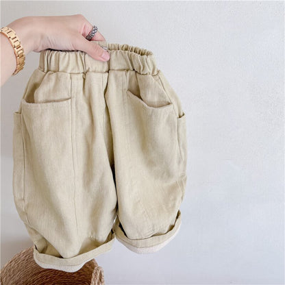 -キッズ 裏起毛 ロングパンツ 暖パン【mh0000281】 - mamahalo shop - ロングパンツ・スウェットパンツ -  べビー服 - 子供服 - 男の子 - 女の子