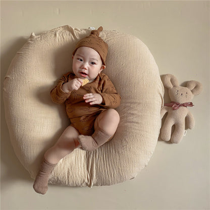 -ベビー 恐竜 ダイナソー セットアップ ロンパース 帽子 トップス パンツ【mh0000227】 - mamahalo shop - ロンパースセットアップ -  べビー服 - 子供服 - 男の子 - 女の子