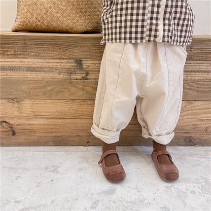 -キッズ ルーズ パンツ【mh0000331】 - mamahalo shop - ロングパンツ・スウェットパンツ -  べビー服 - 子供服 - 男の子 - 女の子