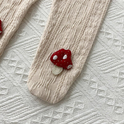 -ベビー きのこ レギンス タイツ パンツ【mh0000358】 - mamahalo shop - レギンスパンツ -  べビー服 - 子供服 - 男の子 - 女の子