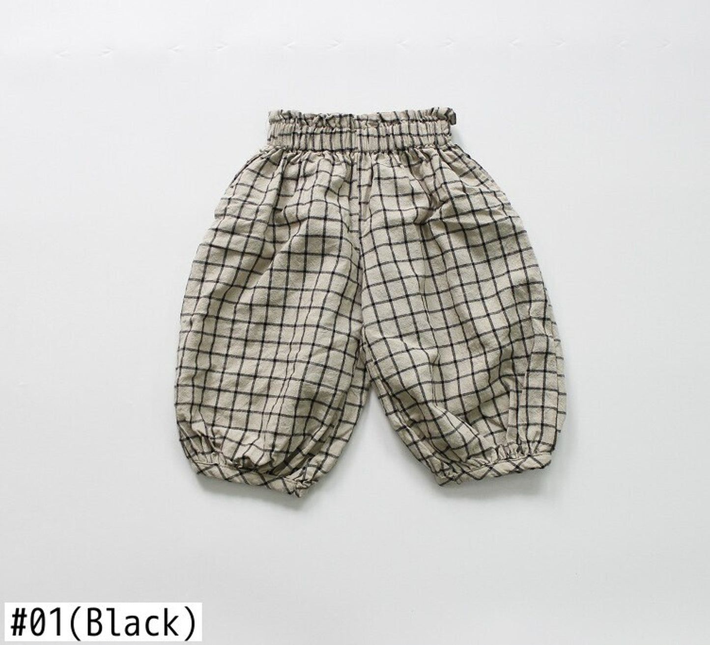 -キッズ チェック パンツ - mamahalo shop - ハーフパンツ・ショートパンツ -  べビー服 - 子供服 - 男の子 - 女の子