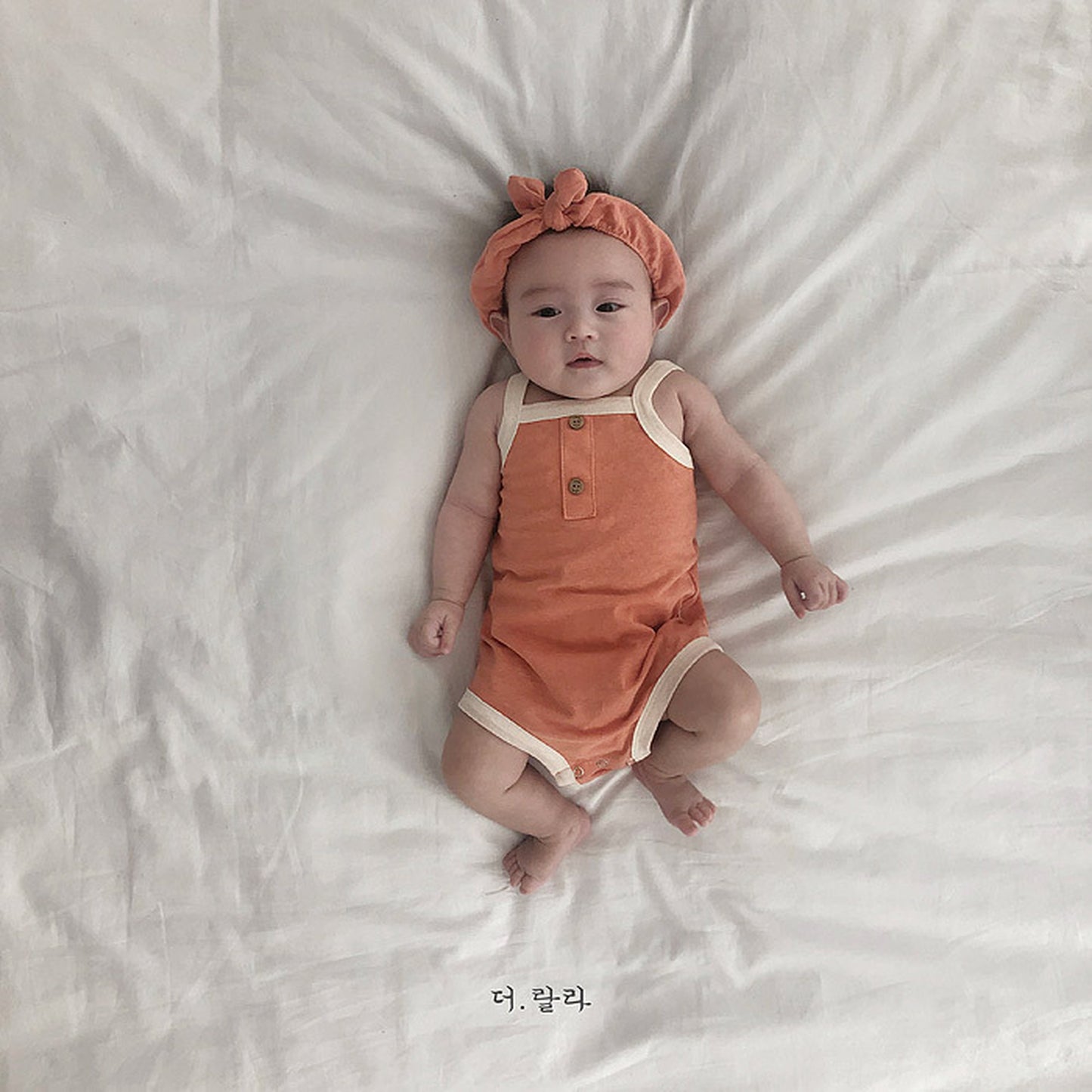 -ベビーロンパース キャミソールボディスーツ タンクロンパース 3カラー【mh0000535】 - mamahalo shop - ノースリーブロンパース -  べビー服 - 子供服 - 男の子 - 女の子