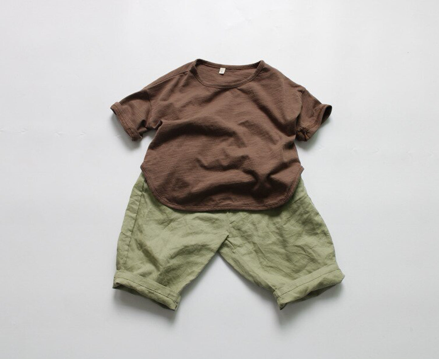 -キッズ コットンリネン パンツ【mh0000534】 - mamahalo shop - ロングパンツ・スウェットパンツ -  べビー服 - 子供服 - 男の子 - 女の子