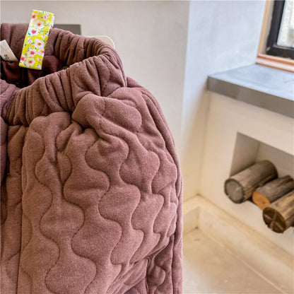 -キッズ キルティング アウター パンツ【mh0000250】 - mamahalo shop - ロングパンツ・スウェットパンツ -  べビー服 - 子供服 - 男の子 - 女の子