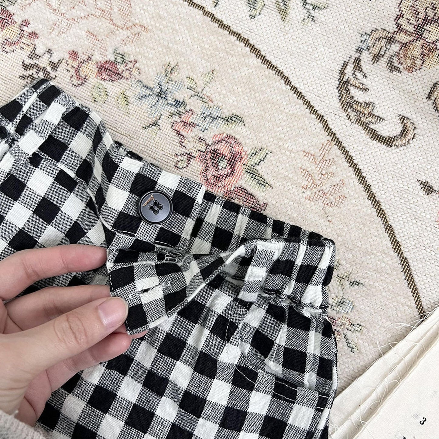 ハーフパンツ・ショートパンツ ベビー キッズ チェック ショートパンツ【mh0000769】