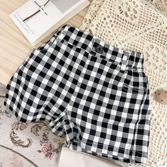 ハーフパンツ・ショートパンツ Plaid / 9M 73cm ベビー キッズ チェック ショートパンツ【mh0000769】