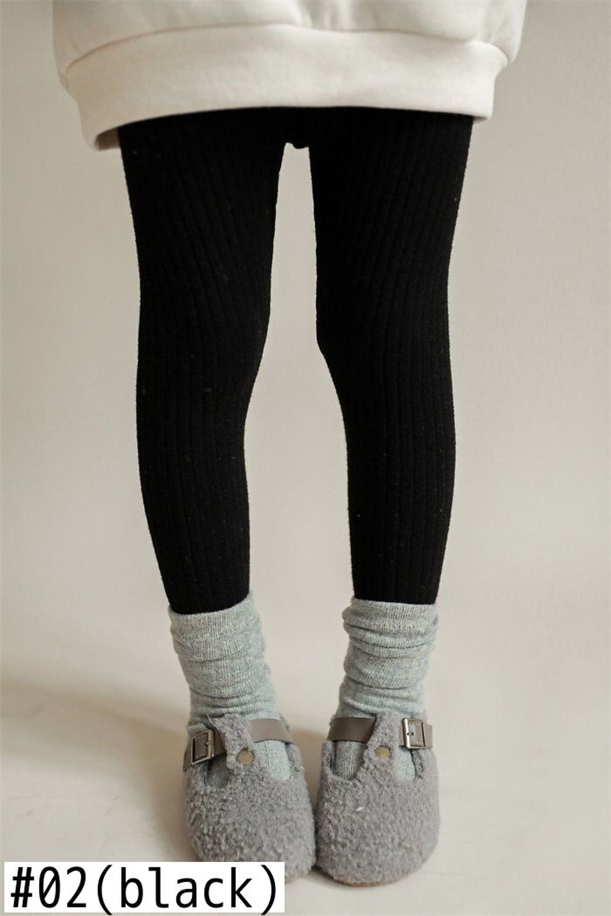 -キッズ リブニット レギンス パンツ【mh0000216】 - mamahalo shop - レギンスパンツ -  べビー服 - 子供服 - 男の子 - 女の子