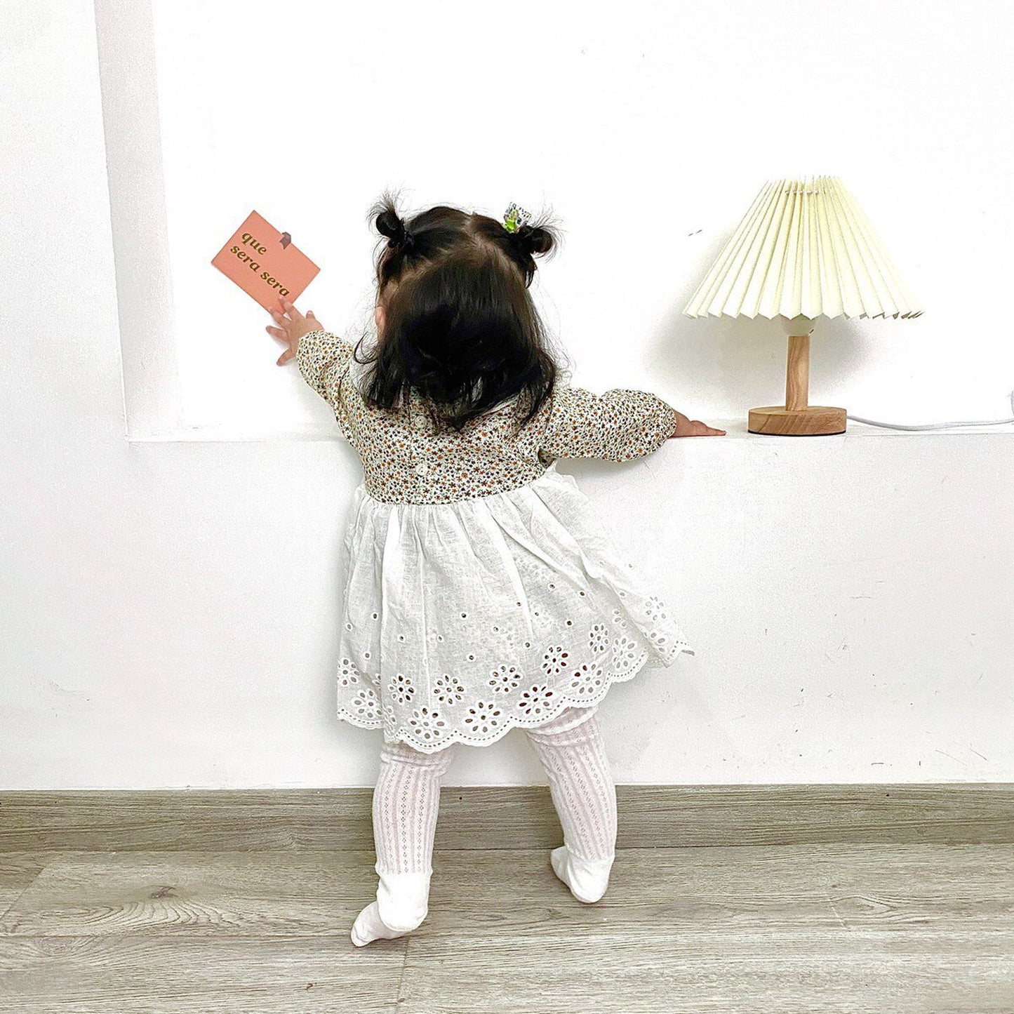 -☺︎ ベビー フラワー エプロン スカート ロンパース - mamahalo shop - 長袖ロンパース -  べビー服 - 子供服 - 男の子 - 女の子