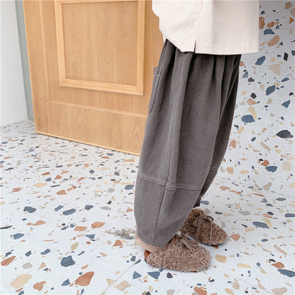 -# キッズパンツ ルーズ 切り替え クロップドパンツ 2カラー【mh0000407】 - mamahalo shop - ロングパンツ・スウェットパンツ -  べビー服 - 子供服 - 男の子 - 女の子