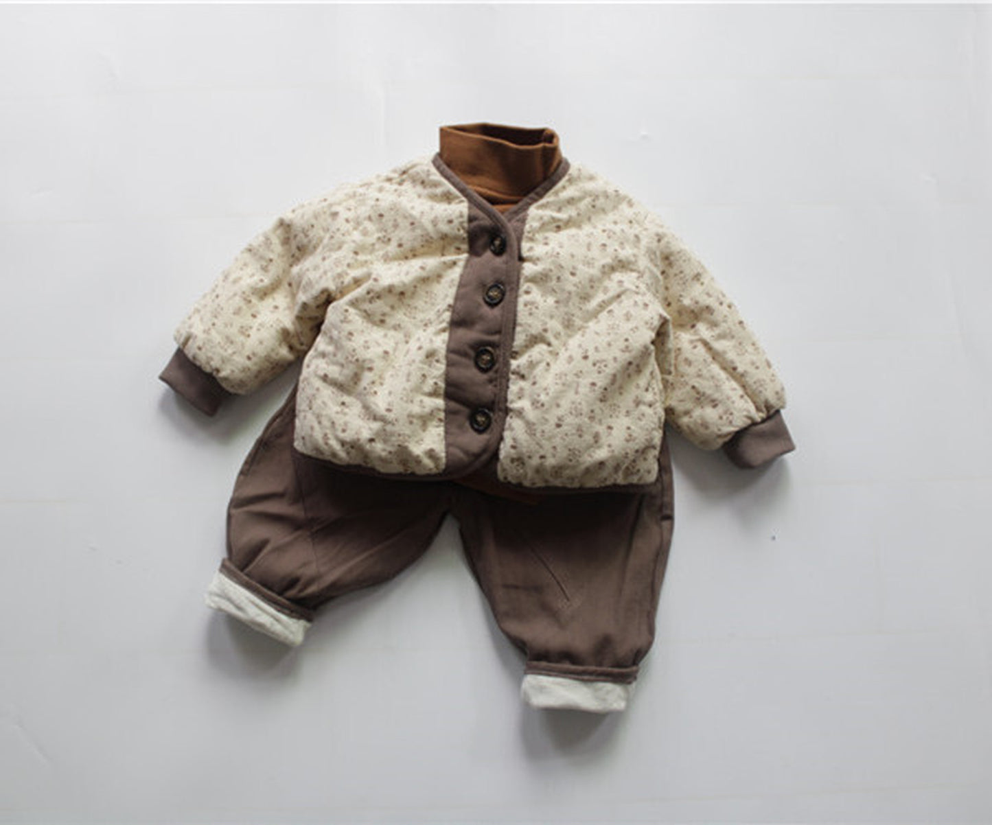 -キッズ フラワー ジャケット【mh0000300】 - mamahalo shop - ショートコート・ジャケット・ジャンパー -  べビー服 - 子供服 - 男の子 - 女の子