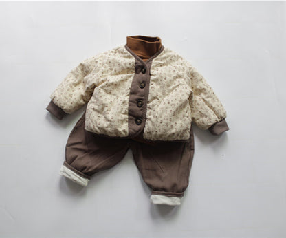 -キッズ フラワー ジャケット【mh0000300】 - mamahalo shop - ショートコート・ジャケット・ジャンパー -  べビー服 - 子供服 - 男の子 - 女の子