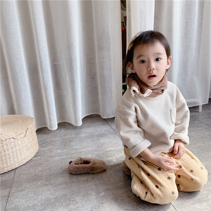 -キッズ フリース トップス【mh0000273】 - mamahalo shop - 長袖Tシャツ -  べビー服 - 子供服 - 男の子 - 女の子