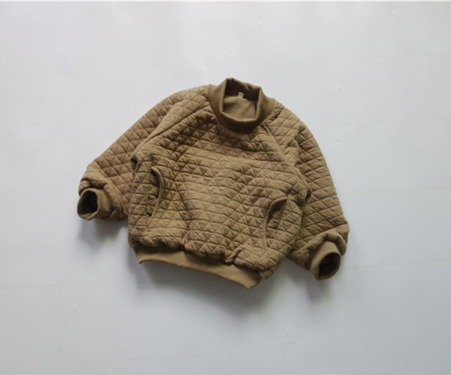 -キッズ 裏起毛 キルティング トレーナー トップス - mamahalo shop - トレーナー・フーディ -  べビー服 - 子供服 - 男の子 - 女の子