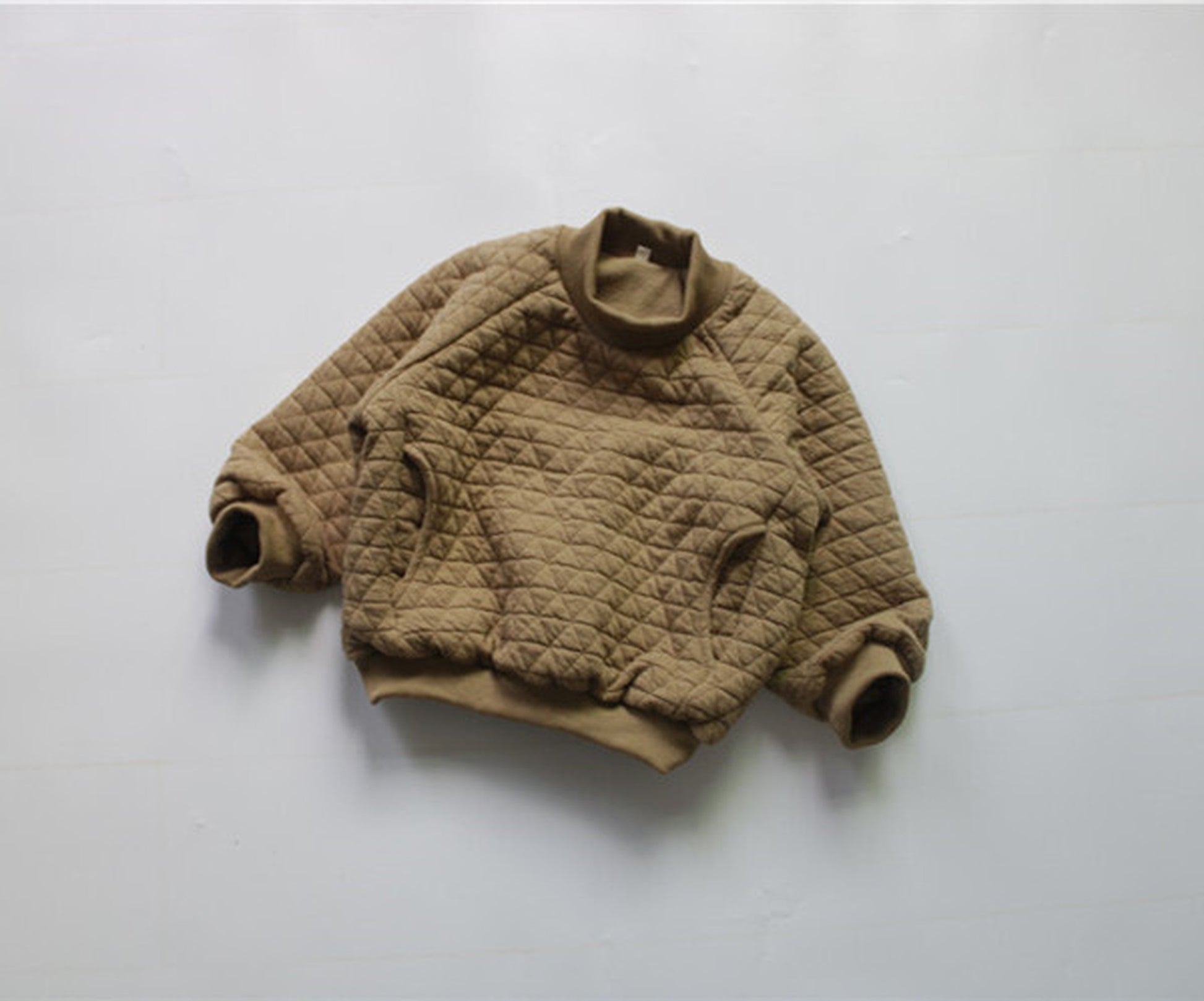 -キッズ 裏起毛 キルティング トレーナー トップス - mamahalo shop - トレーナー・フーディ -  べビー服 - 子供服 - 男の子 - 女の子