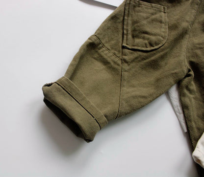 -キッズ コットンリネン パンツ【mh0000220】 - mamahalo shop - ロングパンツ・スウェットパンツ -  べビー服 - 子供服 - 男の子 - 女の子