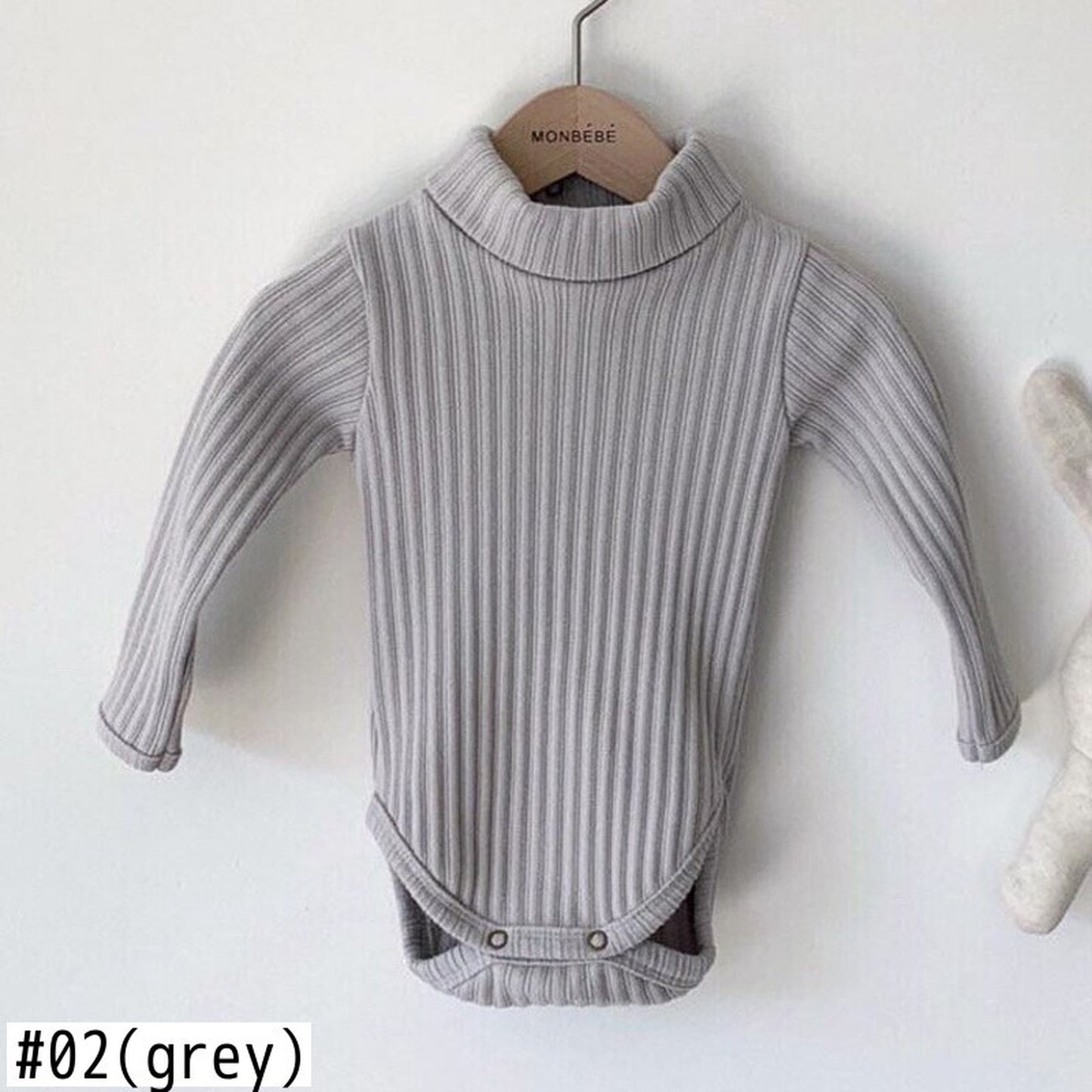 -ベビー タートル ハイネック ロンパース【mh0000222】 - mamahalo shop - 長袖ロンパース -  べビー服 - 子供服 - 男の子 - 女の子