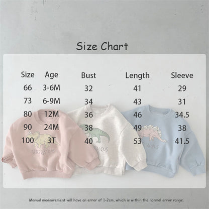 -ベビー 恐竜 ダイナソー 裏起毛 ロンパース【mh0000202】 - mamahalo shop - 長袖ロンパース -  べビー服 - 子供服 - 男の子 - 女の子