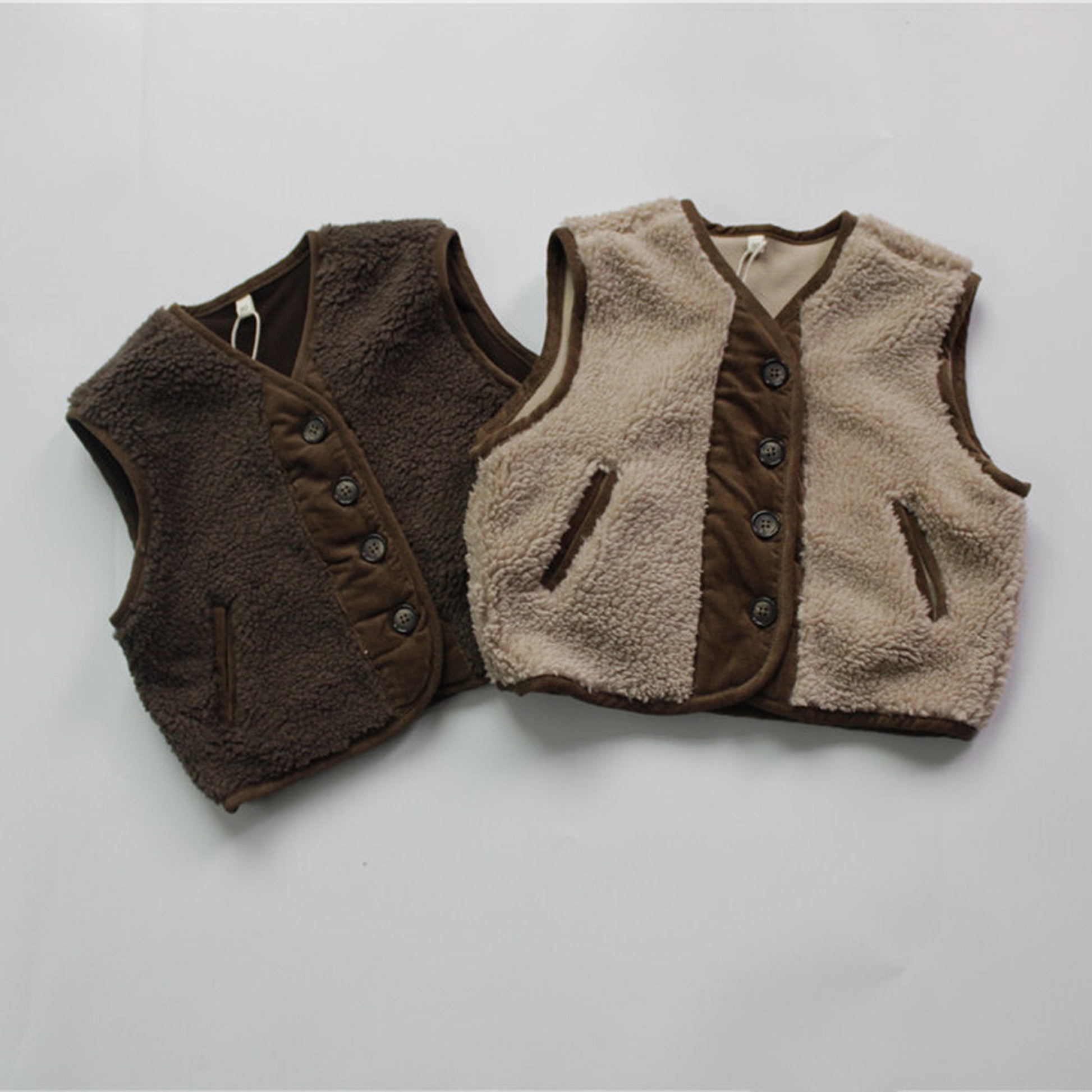 -キッズ フリース ベスト アウター【mh0000289】 - mamahalo shop - ベスト -  べビー服 - 子供服 - 男の子 - 女の子