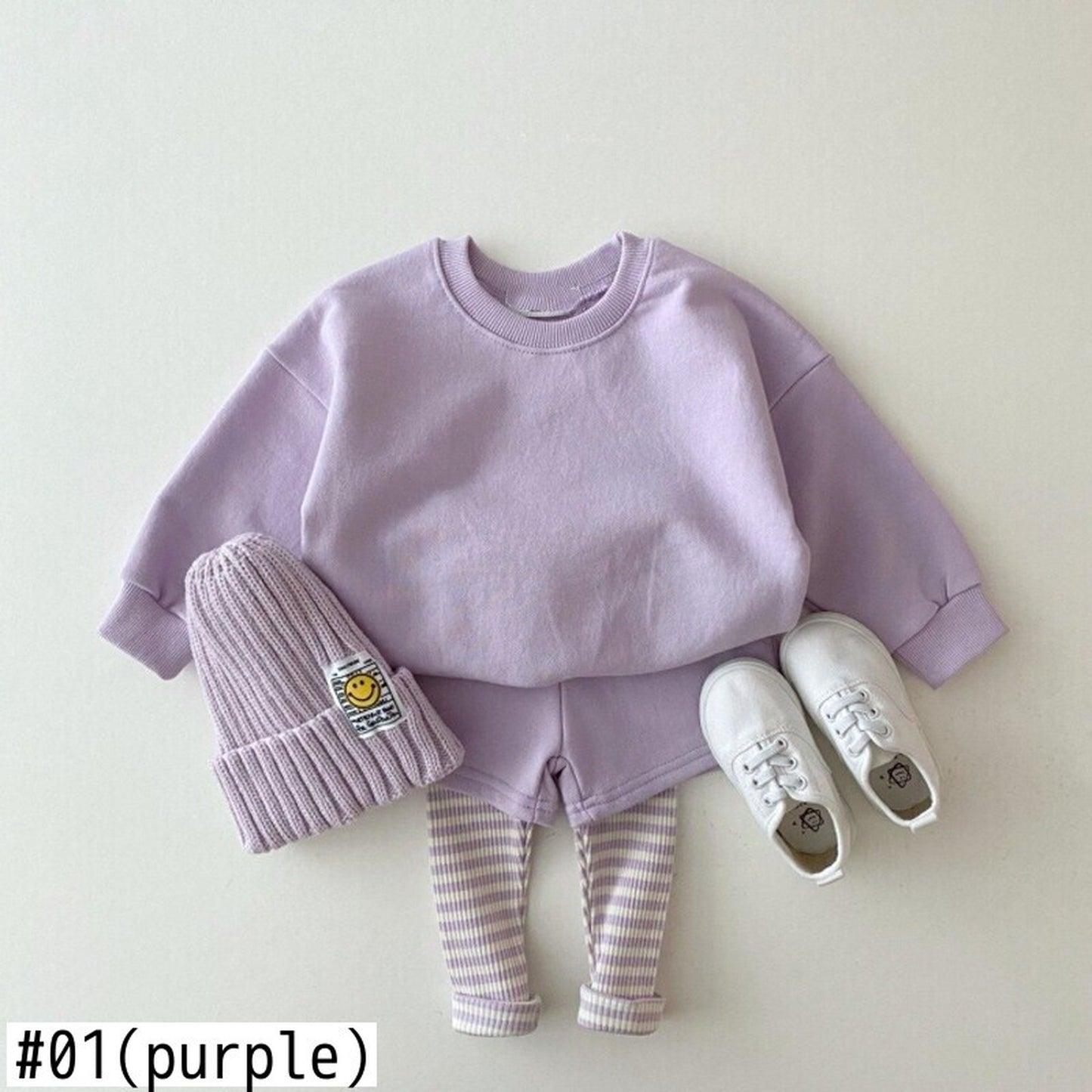 -☺︎ ベビー セットアップ トレーナー ドッキング レギンス パンツ スウェット - mamahalo shop - 長袖セットアップ -  べビー服 - 子供服 - 男の子 - 女の子