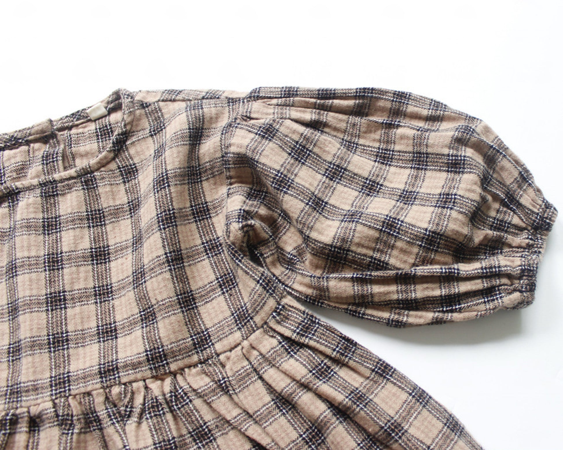 -キッズ チェック ワンピース【mh0000324】 - mamahalo shop - 長袖ワンピース -  べビー服 - 子供服 - 男の子 - 女の子