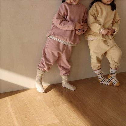 -キッズ セットアップ トップス パンツ スウェット【mh0000097】 - mamahalo shop - 長袖セットアップ -  べビー服 - 子供服 - 男の子 - 女の子