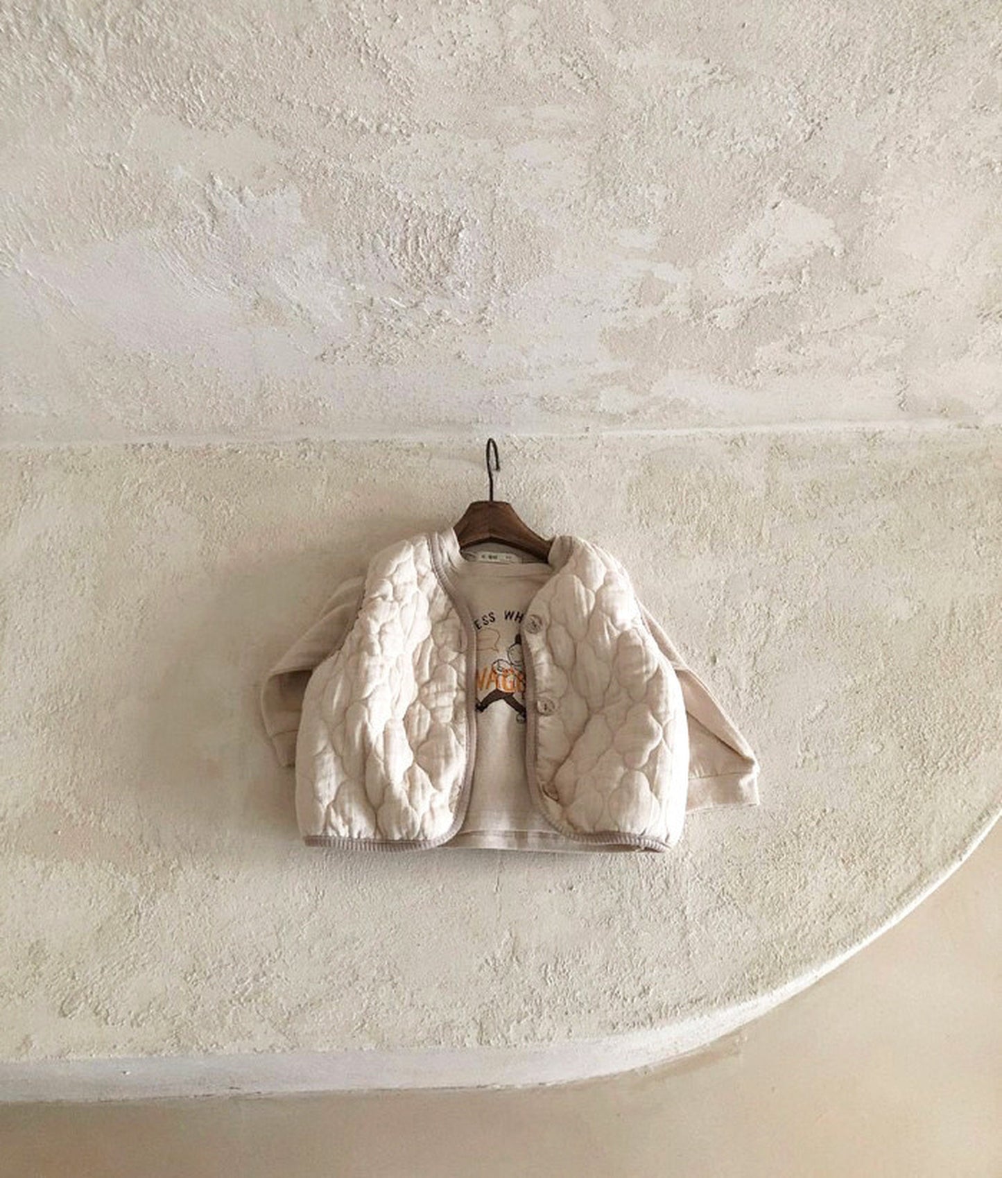 -ベビー キルティング アウター ベスト【mh0000240】 - mamahalo shop - ベスト -  べビー服 - 子供服 - 男の子 - 女の子