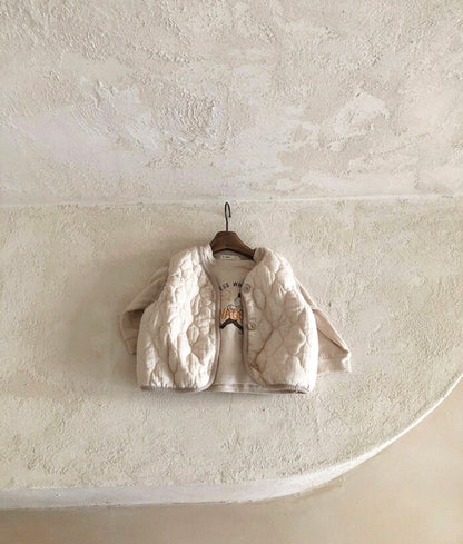 -ベビー キルティング アウター ベスト【mh0000240】 - mamahalo shop - ベスト -  べビー服 - 子供服 - 男の子 - 女の子