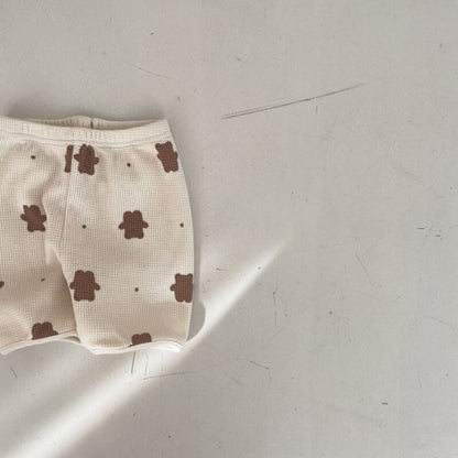 -キッズ くま セットアップ【mh0000448】 - mamahalo shop - ノースリーブセットアップ -  べビー服 - 子供服 - 男の子 - 女の子