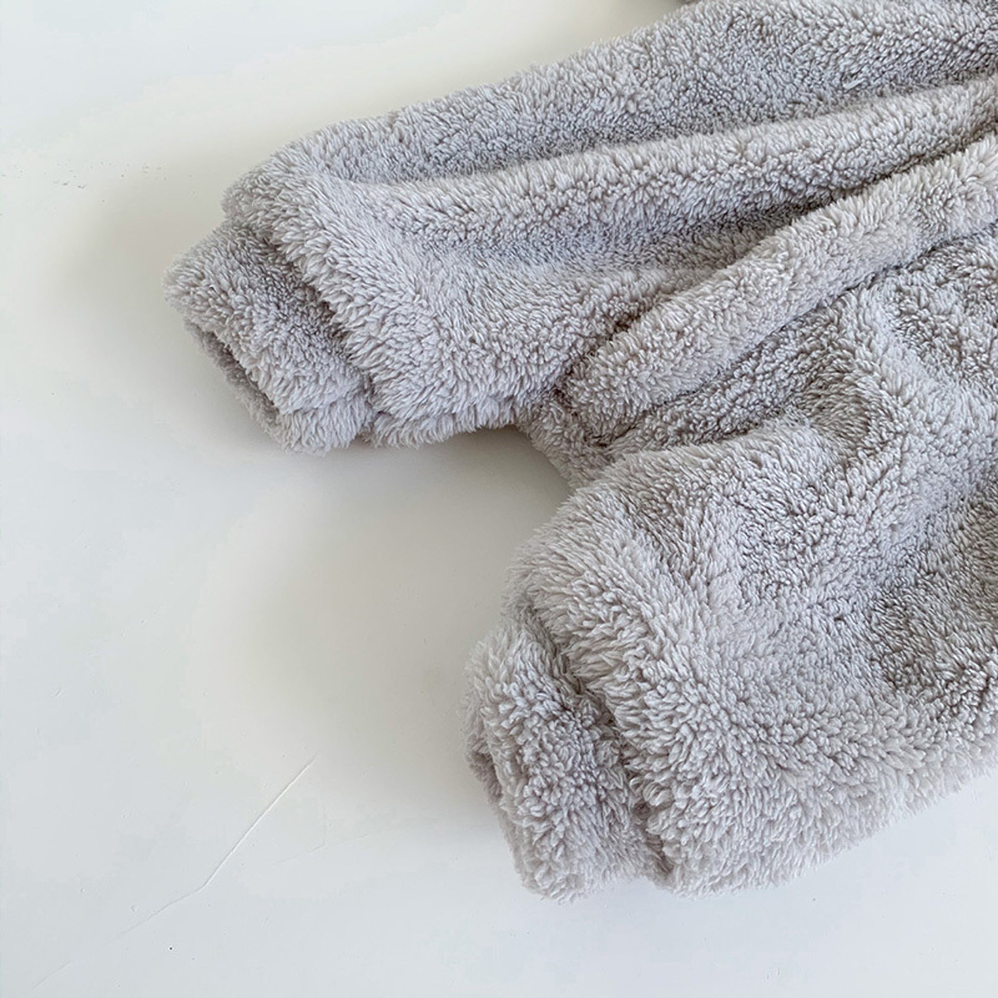 -ベビー ぞう 耳付き フーディ フリース アウター ジャンプスーツ【mh0000205】 - mamahalo shop - アウタージャンプスーツ -  べビー服 - 子供服 - 男の子 - 女の子