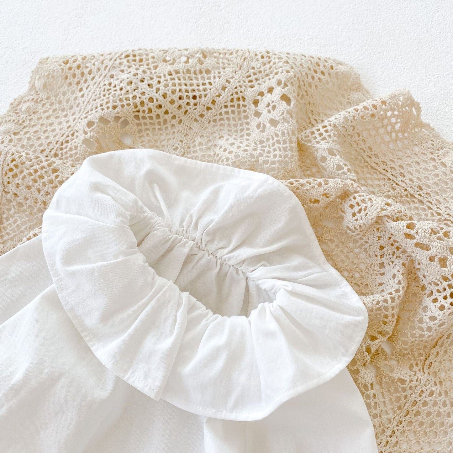 長袖シャツ・ブラウス ベビー フリル襟 長袖ブラウス【mh0000085】