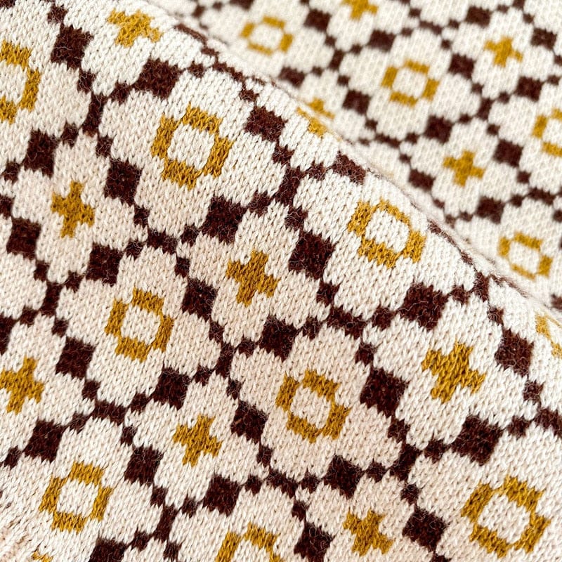 ノースリーブロンパース ベビー ニット 北欧風 サスペンダー ロンパース【mh0000983】