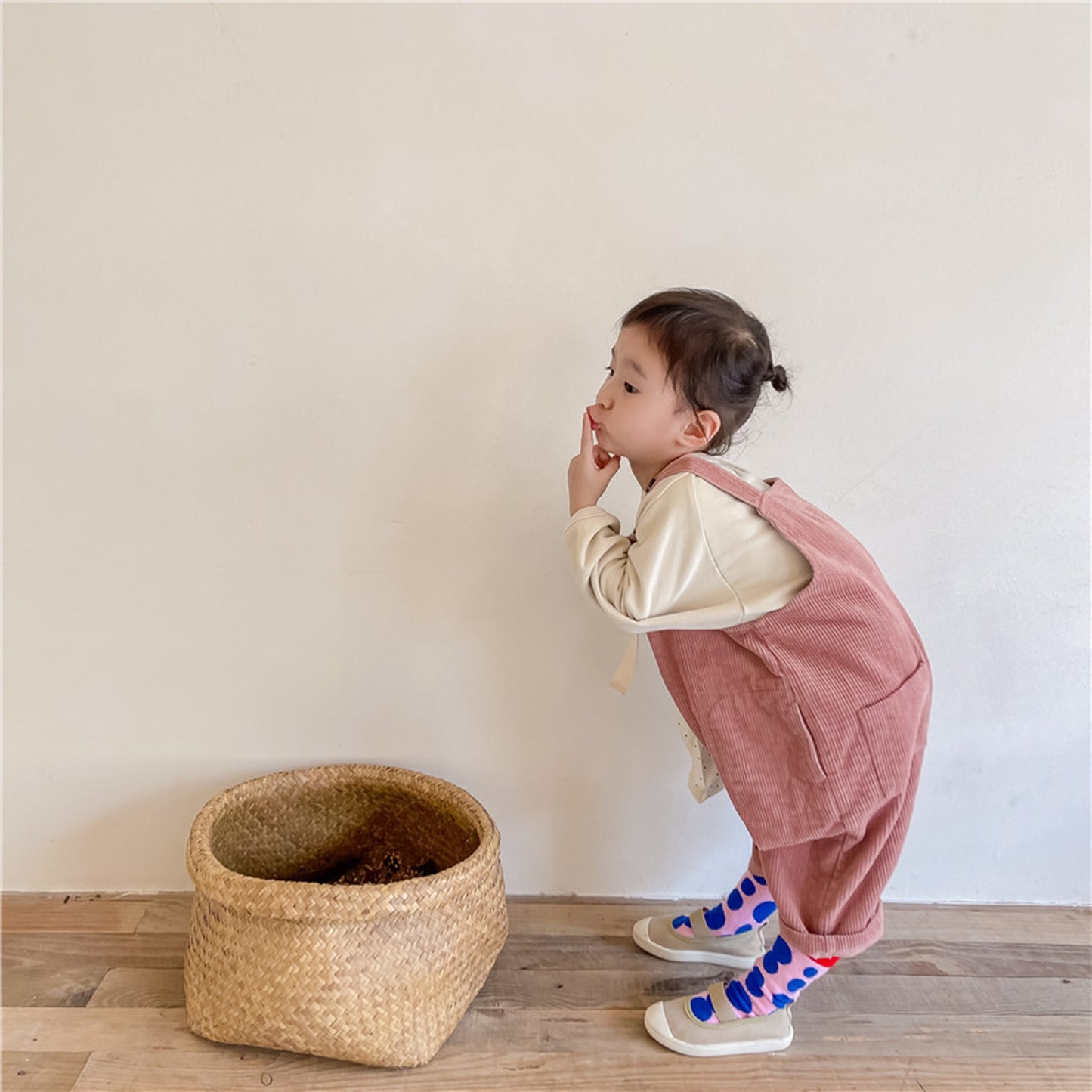 -キッズ コーデュロイ オーバーオール サロペット パンツ【mh0000399】 - mamahalo shop - オーバーオール -  べビー服 - 子供服 - 男の子 - 女の子