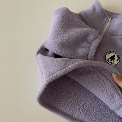 -ベビー キッズ セットアップ フリース スウェットトップス パンツ【mh0000238】 - mamahalo shop - 長袖セットアップ -  べビー服 - 子供服 - 男の子 - 女の子