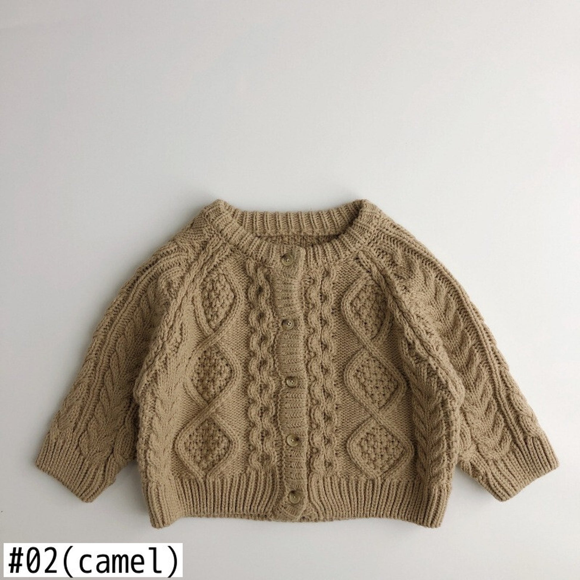 -キッズ ニット カーディガン【mh0000297】 - mamahalo shop - ニット・セーター -  べビー服 - 子供服 - 男の子 - 女の子