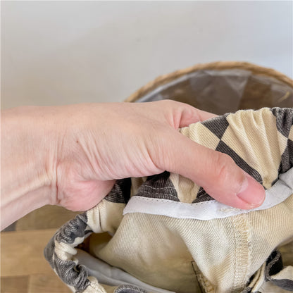 -キッズ ダイヤチェック パンツ - mamahalo shop - ロングパンツ・スウェットパンツ -  べビー服 - 子供服 - 男の子 - 女の子