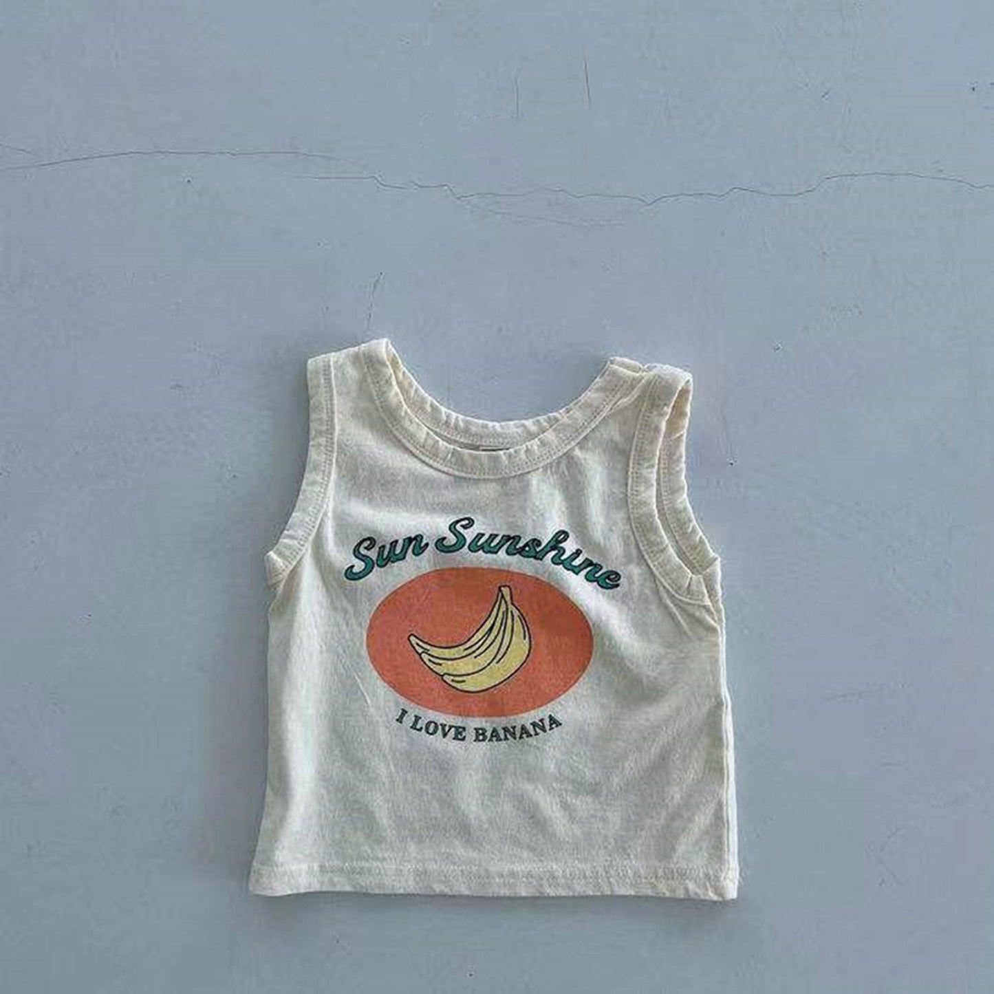 -ベビー セットアップ レモン バナナ タンクトップ トラックパンツ ショートパンツ【mh0000706】 - mamahalo shop - ノースリーブセットアップ -  べビー服 - 子供服 - 男の子 - 女の子